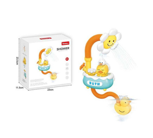 Гра для ванни 8366-58 A (36) на батарейках, 3 режими, автоматична подача води, в коробці