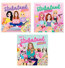 гр Видання для дозвілля "Stickerland" РМ-87 (12) "Апельсин", 14 сторінок, 4 арк. наліпок, ВИДАЄТЬСЯ МІКС ВИДІВ