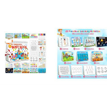 Логічна книжка C 60433 (28) Монтессорі, дошкільне навчання, 22 комплекти завдань, в коробці