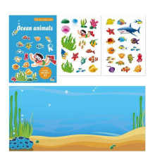 Зошит з наліпками LY 63045 (300) багаторазові наліпки, в пакеті