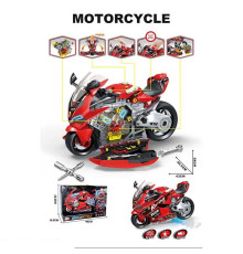 Конструктор-мотоцикл A 002-2 (8/2) в коробці