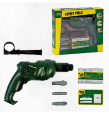 Дриль T 1403 (G) (48/2) на батарейках, 3 свердла, додаткова ручка, в коробці