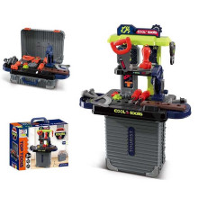 Набір інструментів 008-302 (24) верстат, валіза, пилка, викрутки, гайковий ключ, болти, в коробці