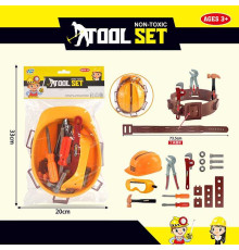 Набір інструментів LS 986-4 (60/3) каска, пояс, окуляри, 11 елементів, у пакеті