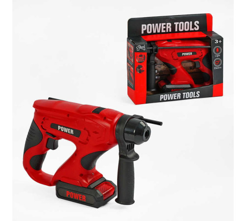 Дриль T 1805 (48/2) звук, підсвічування, 3 насадки, на батарейках, в коробці