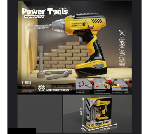 Шурупокрут Т 002 (48) 4 насадки, автоматичне обертання, режим "реверс", на батарейках, в коробці