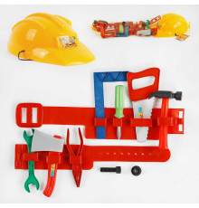Набір інструментів 25162 (96/2) каска, пояс, інструменти, у сітці