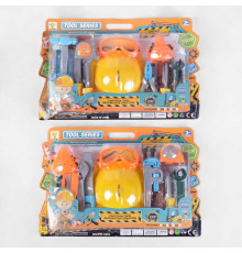 Набір інструментів 2045 В1 / В2 (36/2) 2 види, каска, пила, гайковий ключ, на листі