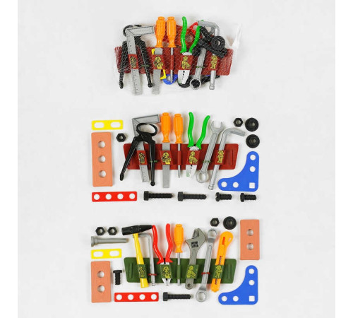 Набір інструментів 99310-3 (288/2) 2 види, 13 елементів, пояс, тренувальні бруски, у сітці