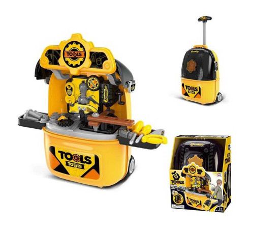 Набір інструментів 008-982 (9) 2в1, слюсарна майстерня, в коробці