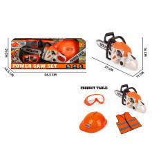 Набір інструментів 192 H 2/3 (12) 4 елементи, звук, ланцюгова пила, каска, окуляри, жилетка, в коробці