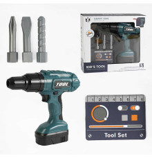 Набір инструментів T 112 (48/2) на батарейках, 3 насадки, реверс режим, в коробці