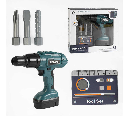 Набір инструментів T 112 (48/2) на батарейках, 3 насадки, реверс режим, в коробці