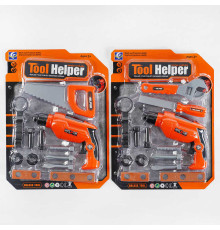 Набір інструментів YF 796 (60/2) 2 види, електричний шурупокрут, на листі