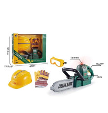 Пила G 212 (12/2) звуки, підсвічування, рухлива ручка, шолом, окуляри, рукавички, в коробці