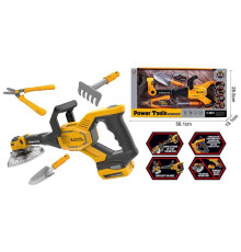 Газонокосарка T 019 (8) звук, підсвічування, подовжувач, на батарейках, лопата, граблі, секатор, в коробці