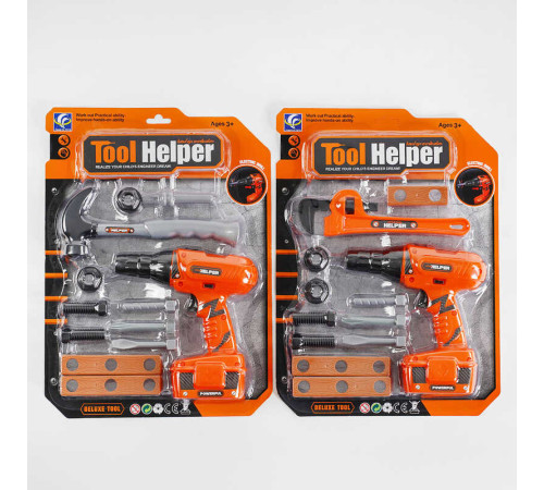 Набір інструментів YF 796-1 (60/2) 2 види, електричний шурупокрут, на листі