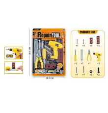 Набір інструментів MK 6-5 (96/2) механічний шурупокрут, 14 елементів, на листі