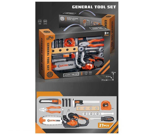 Набір інструментів 778-36 (30/2) 9 елементів, пила, звук, на батарейках, в коробці – в наличии! Купите сейчас у KAZKOVA