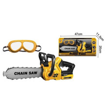 Пила T 058 (24/2) звук, підсвічування, автоматичне обертання пиляльного ланцюга, на батарейках, в коробці