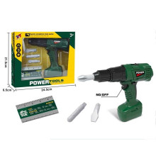 Дриль MX 015 (72/2) 3 насадки, на батарейках, механічний принцип роботи, в коробці