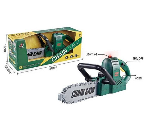 Пила ланцюгова 0223-14 (36/2) звук, підсвічування, ланцюг рухається, в коробці