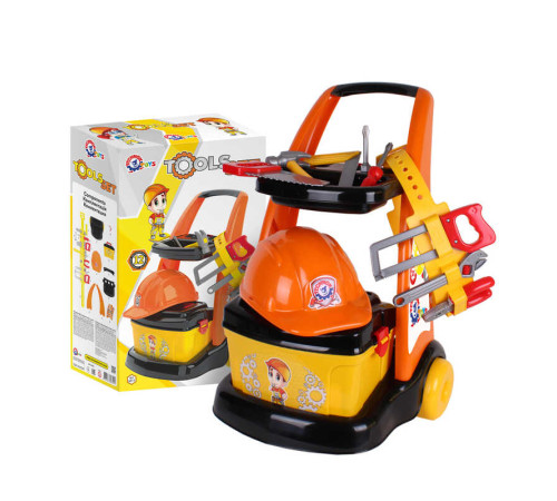 гр Набір інструментів 6511 (3) "Technok Toys" 11 предметів, валіза, каска, в коробці