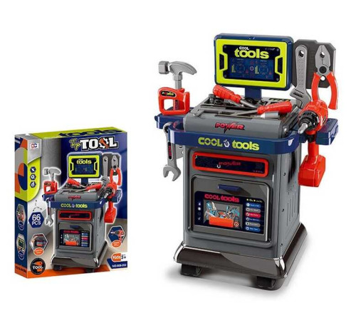 Набір інструментів 008-202 (8) 41 елемент, верстат, автоматичний шуруповерт, реверс, пилка, викрутки, штангенциркуль, молоток, гайковий ключ, болти, в коробці – в наличии! Купите сейчас у KAZKOVA