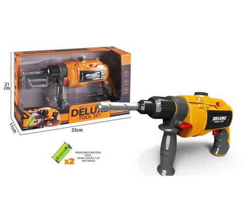 Дриль HB 3299-25 (36/2) автоматичний принцип роботи, реверс, насадки, в коробці