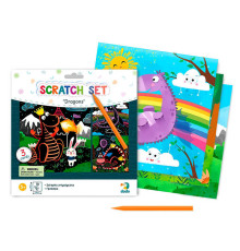 гр Набір гравюр "Дракони" 300215 (24) "Dodo"