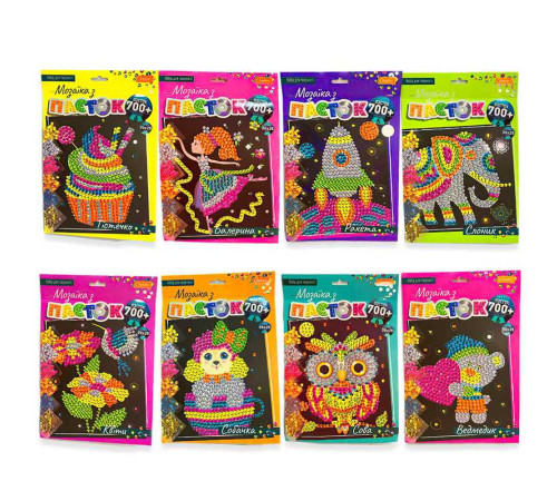 гр Набір для творчості "мозаїка з паєток" НТ-28 (8) МІКС ВИДІВ