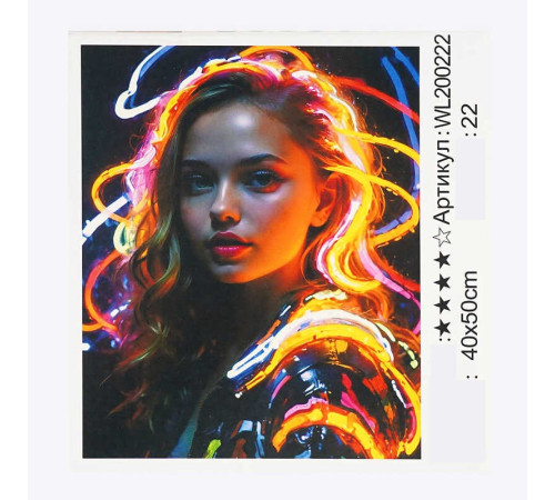 Картина за номерами WL 200222 (30) "WToys", 40х50 см, світиться у темряві, в коробці – в наличии! Купите сейчас у KAZKOVA