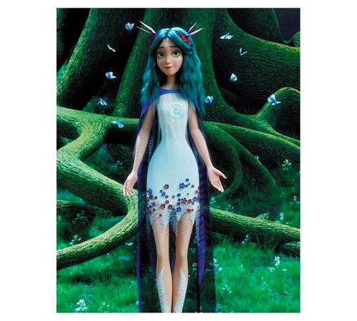 гр Картина за номерами "Мавка.Хранителька" BS54063 (80) "Ранок", 40х50 см, 3 пензлики, акрилові пронумеровані фарби, кріплення до стіни, в плівці