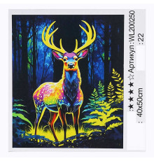 Картина за номерами WL 200250 (30) "WToys", 40х50 см, світиться у темряві, в коробці