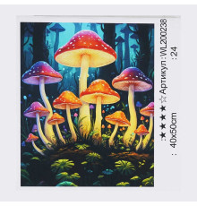 Картина за номерами WL 200238 (30) "WToys", 40х50 см, світиться у темряві, в коробці