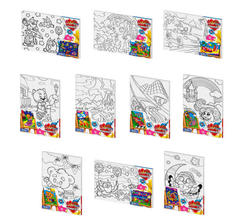 гр Розмальовка за номерами. Coloring by numbers CBN-02-01,02,03,04..10 розмір 31см*21см с.2 (10) "Danko Toys" ВИДАЄТЬСЯ МІКС ВИДІВ гр Розмальовка за номерами. Coloring by numbers CBN-02-01,02,03,04..10 розмір 31см*21см с.2 (10) "Danko Toys" ВИДАЄТЬСЯ МІКС ВИДІВ