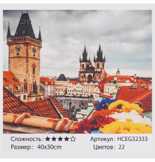 Картина за номерами HCEG 32333 (30) "TK Group", "Старе місто", 40х30 см, в коробці