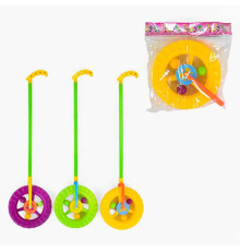 Каталка-колесо 059 Е (288/2) 3 кольори, в пакеті, ВИДАЄТЬСЯ ТІЛЬКИ МІКС ВИДІВ