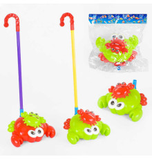 Каталка 0503 (72/2) 2 види, дзвіночок, в пакеті