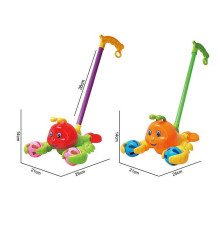 Каталка 198-13 (96/2) 2 види, "Омар", брязкальця, висота 38 см, в пакеті