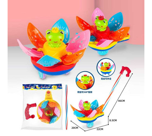 Каталка 395 (72/2) 2 кольори, з дзвіночком, на паличці, рухливі елементи, в пакеті – в наличии! Купите сейчас у KAZKOVA