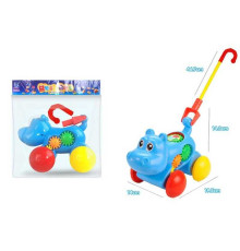 Каталка 0506 (84/2) пискавка, рухомі елементи,19.5х14х46.7 см, в пакеті