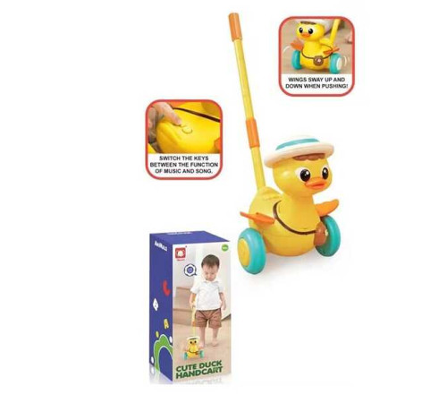 Каталка 845 (48/2) пісні англійською, мелодії, кумедні звуки, сенсорна ділянка - капелюшок, підсвічування, рухає крильцями, перекочується з боку на бік, в коробці – в наличии! Купите сейчас у KAZKOVA