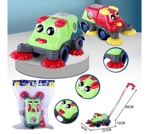 Каталка 390 (60/2) 2 види, на паличці, машинка, з дзвіночком, у пакеті – в наличии! Купите сейчас у KAZKOVA