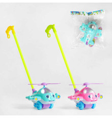 Каталка 198-12 (108) 2 кольори, на паличці, з дзвіночком, у пакеті