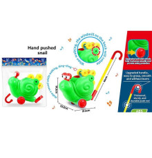 Каталка 0533 (72/2) дзвіночок, рухомі елементи, 21.5х10.5х46 см, в пакеті