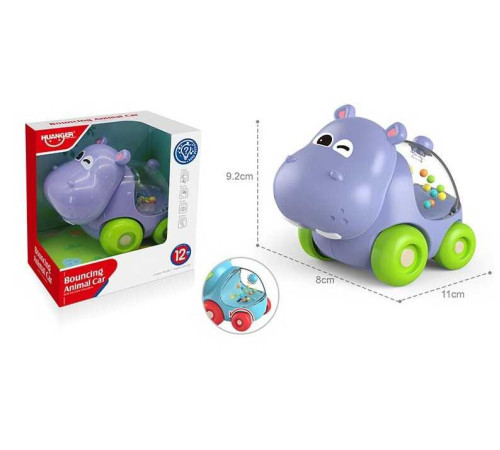 Каталка НЕ 8059 (96/2) бегемотик, в коробці – в наличии! Купите сейчас у KAZKOVA