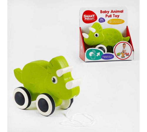 Каталка S-Y 016 (36) “Динозавр”, колеса з пискавками, в коробці – в наличии! Купите сейчас у KAZKOVA