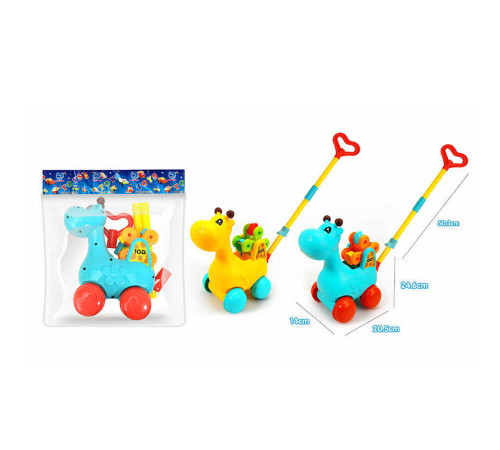 Каталка 0396 (48/2) 2 кольори, пискавка, рухливі елементи, в пакеті – в наличии! Купите сейчас у KAZKOVA