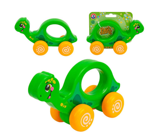 гр Каталка 2161 (7) "Technok Toys", “Черепашка”, 18,5х7х13 см